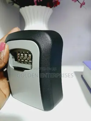Airbnb Metalic Lock Box, Wall Mount 4 Combination Password