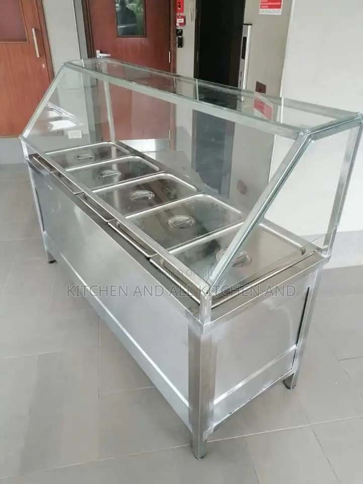 Slanted Glass Food Display