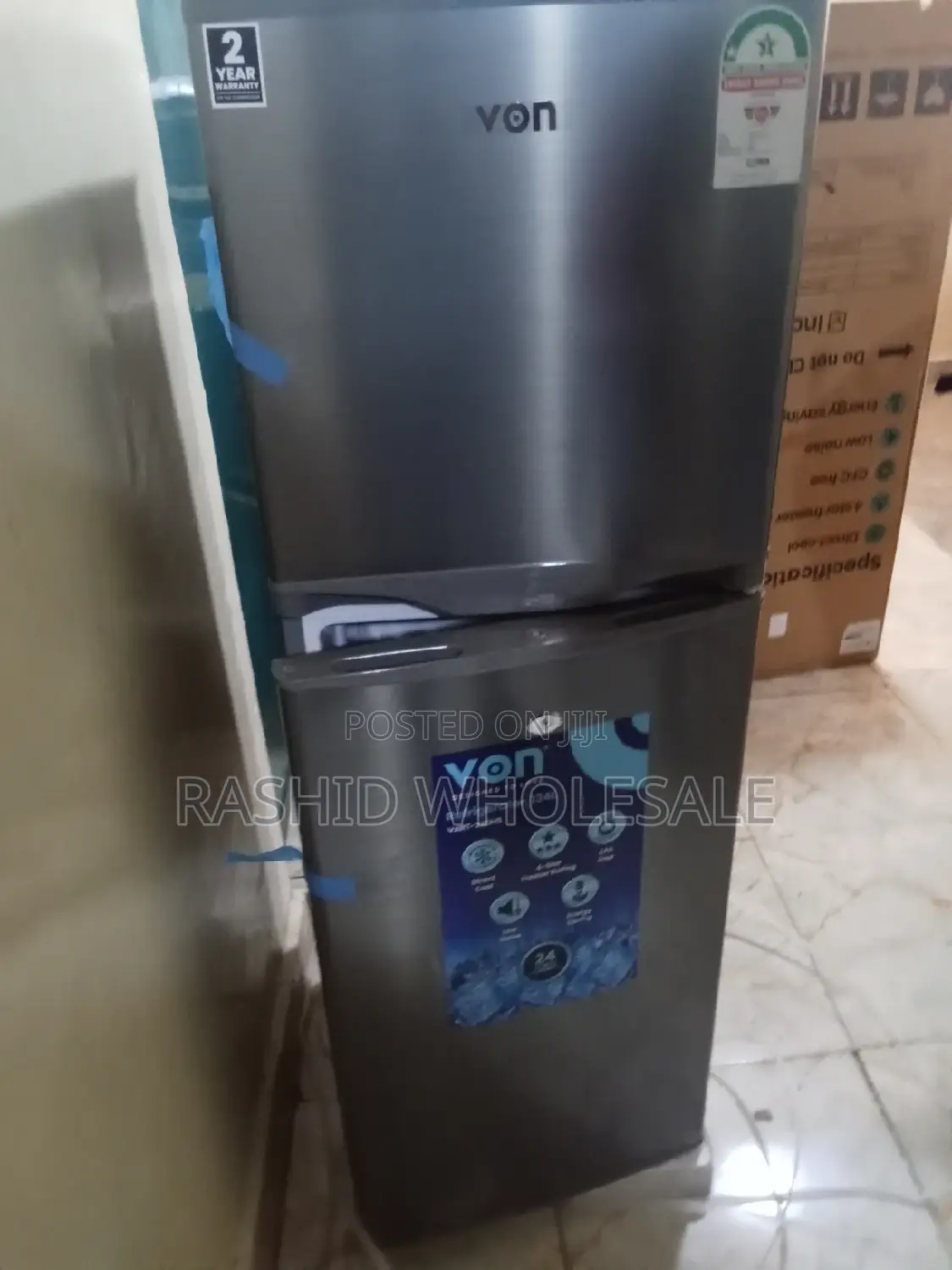 Von Refrigerator 138litres Double Door
