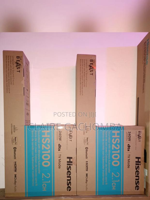 Hisense 2.1ch 240watts Sound Bar Wireless Woofer Hs2100