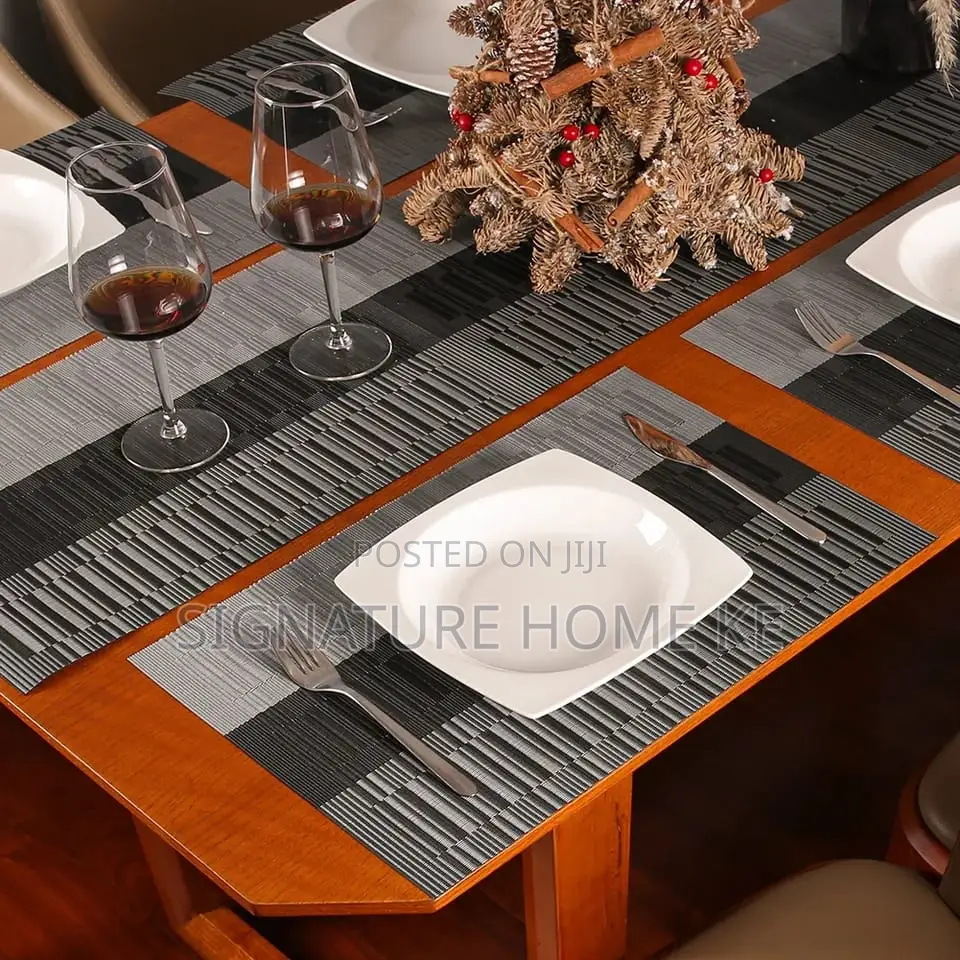 6pcs Table Mats + 1 Table Runner(30*180cm)