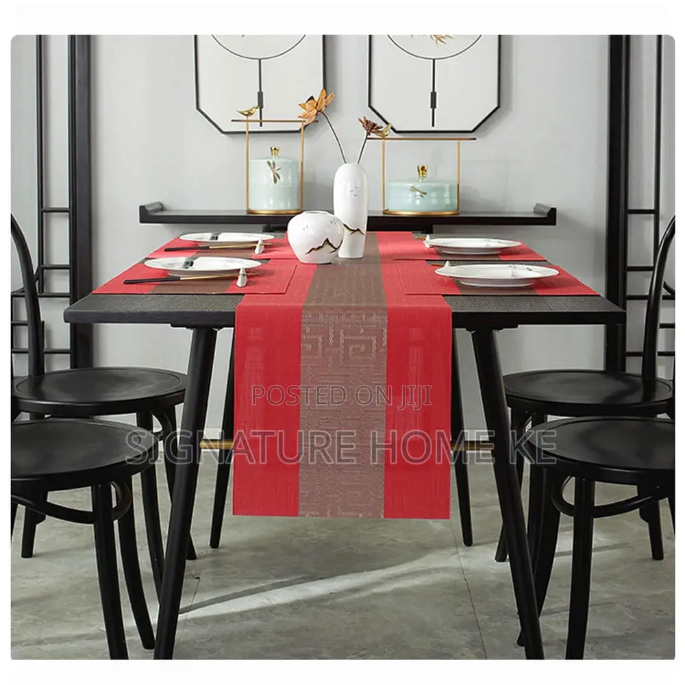 6pcs Table Mats + 1 Table Runner(30*180cm)