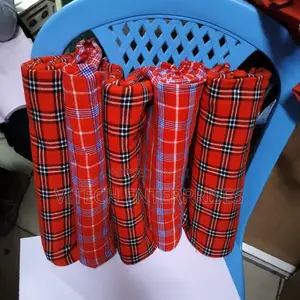 Maasai Shuka Throw Blanket