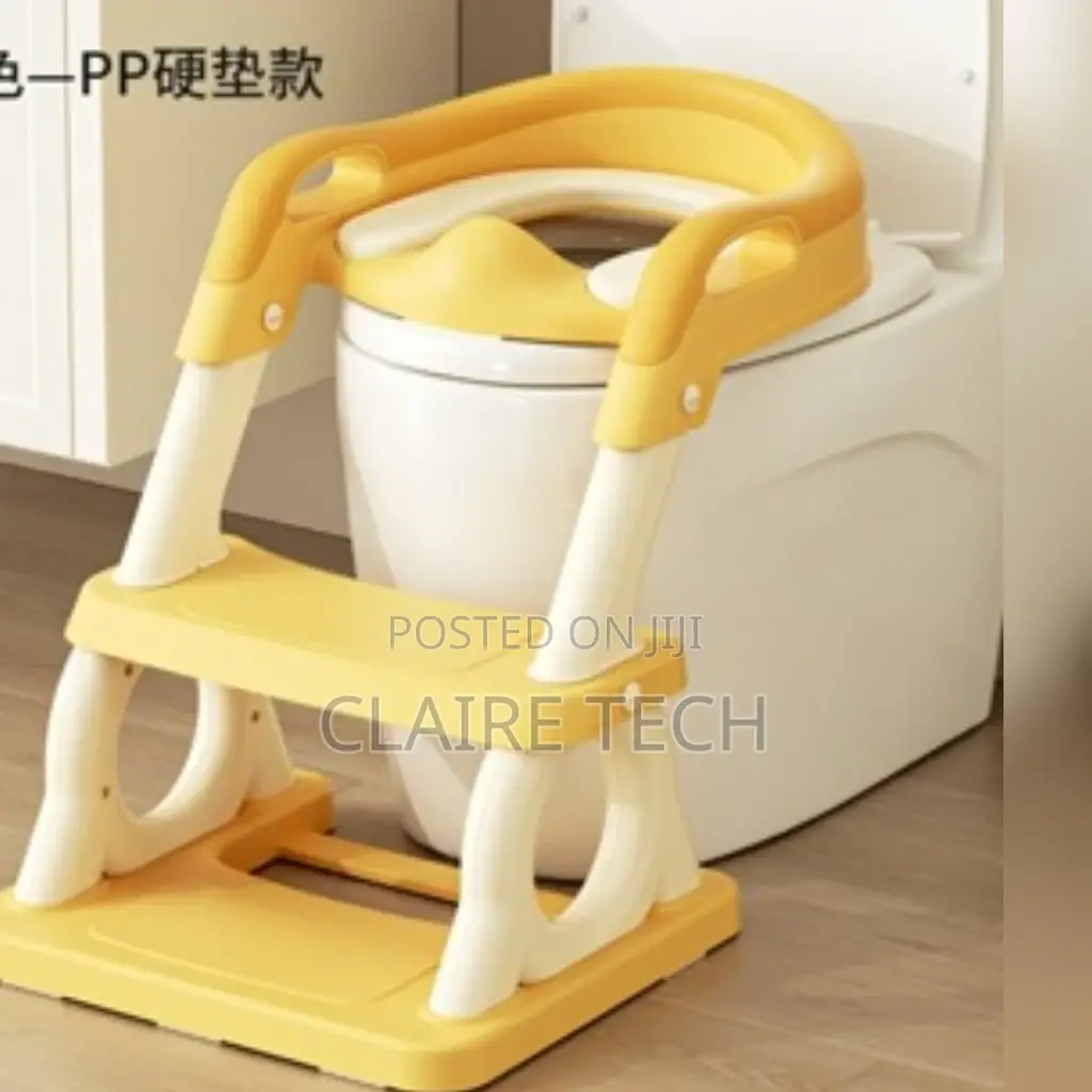 Yellow 3 in 1 Kids Toilet Ladder