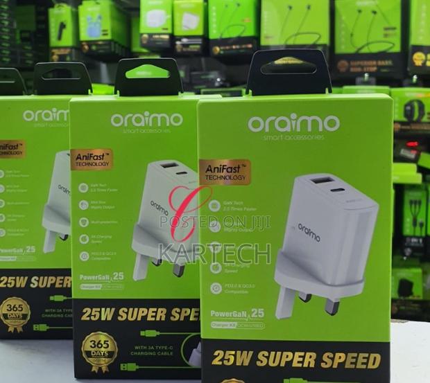 Oraimo 25W Super Fast Charger - thumbnail 3