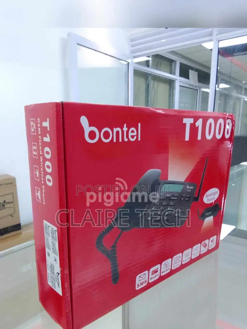 Black T1000 Bontel Desktop Phone