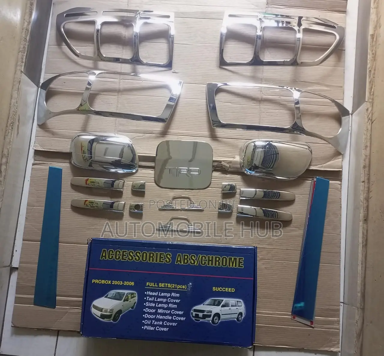 Toyota Probox Chrome Kit