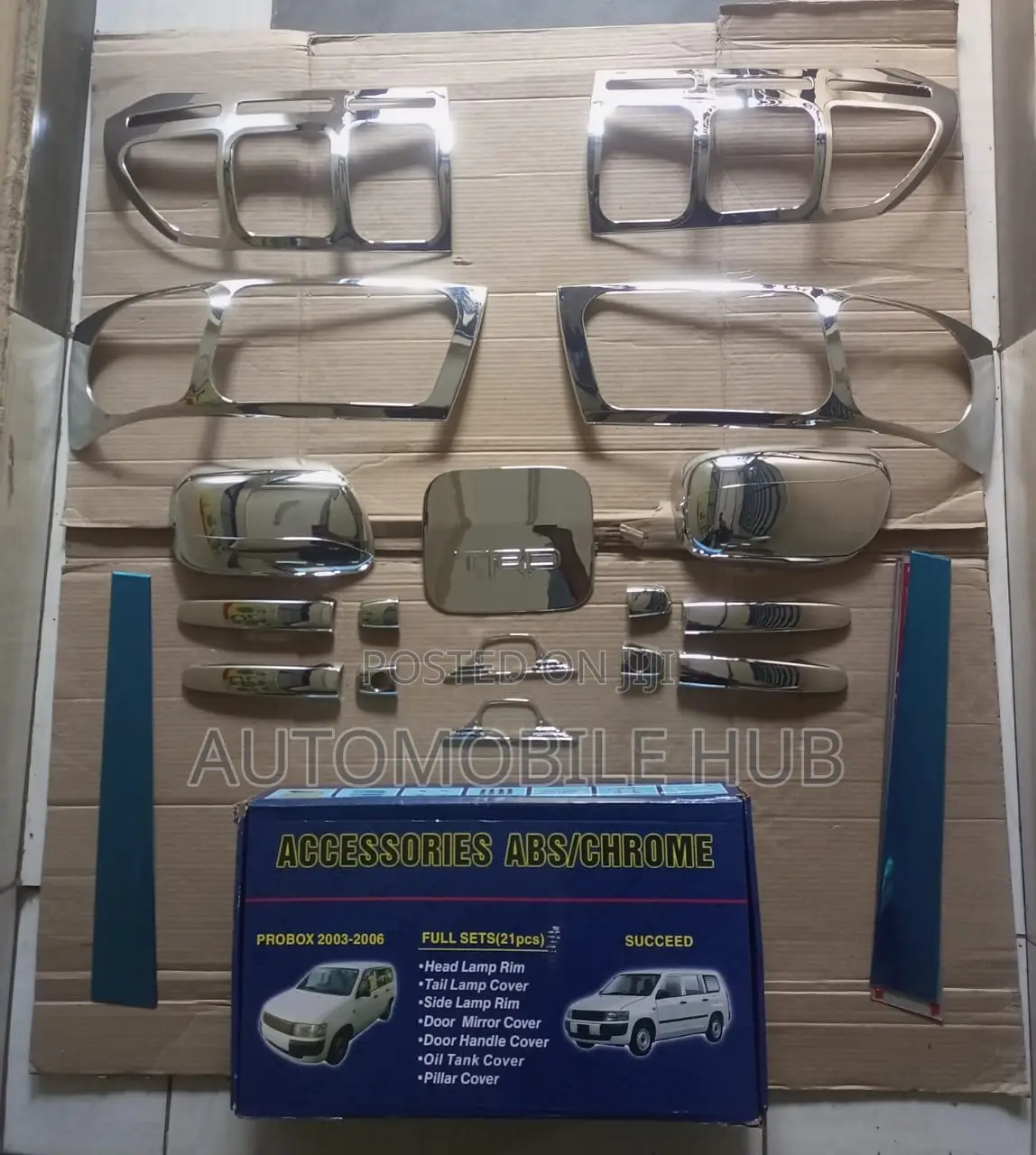 Toyota Succeed Chrome Kit
