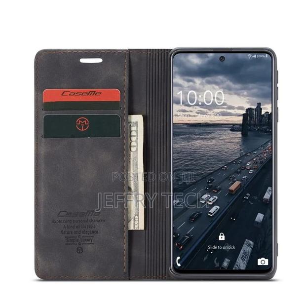 For Samsung Galaxy A33 5G Leather Case(Black) - thumbnail 3