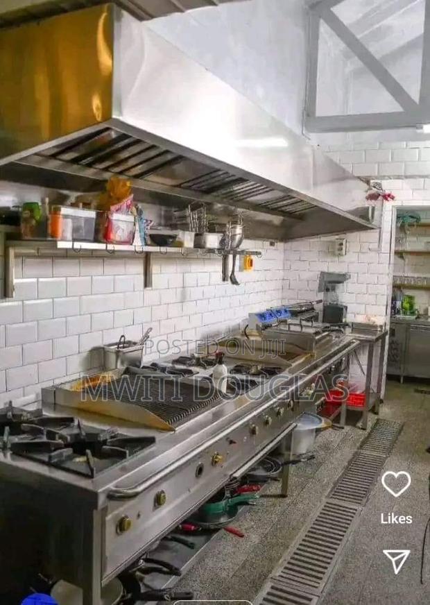 Commercial Kitchen Setup Combined Cooker