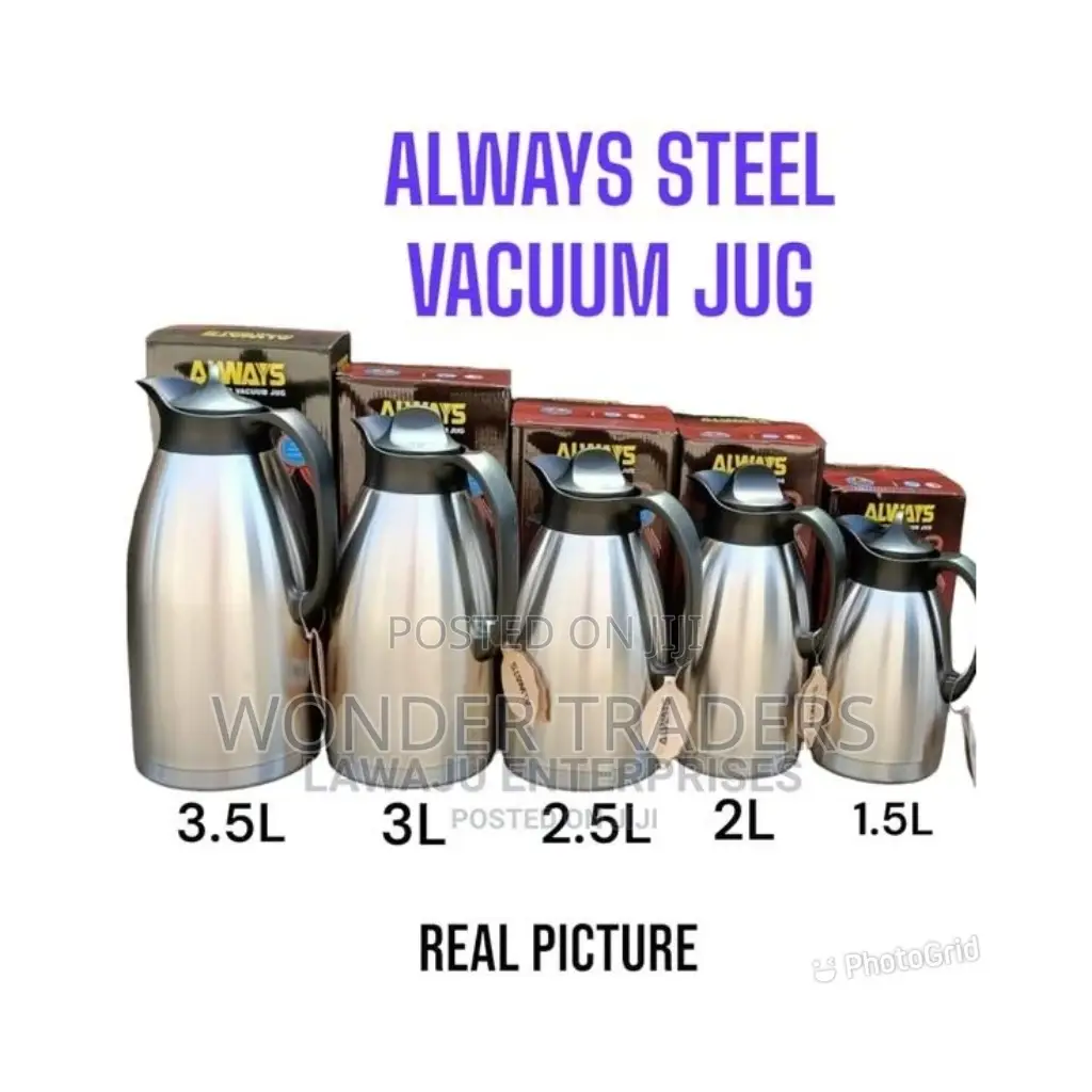Always Stainless Steel Unbreakable Vacuum Flask. 1.5 L