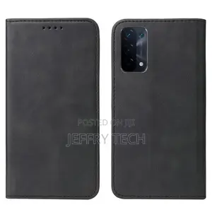 Magnetic Closure Leather Case for OPPO A54 5G