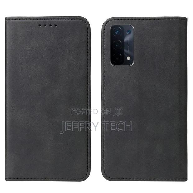 Magnetic Closure Leather Case for OPPO A54 5G - thumbnail 3