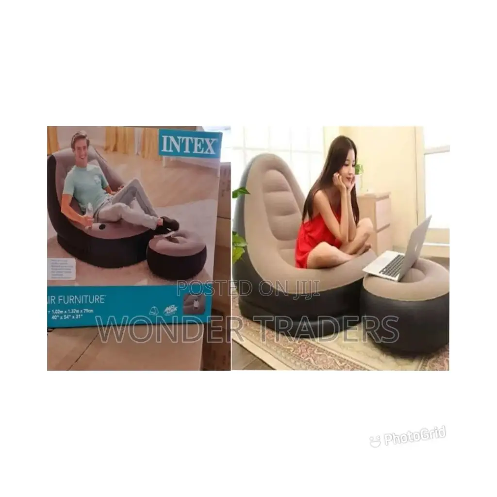 Portable Multifunctional Inflatable Seat With Footrest