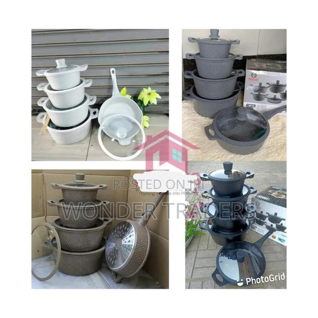 *Bosch 11pc Germany Cookware With Silicone Lid Covers*