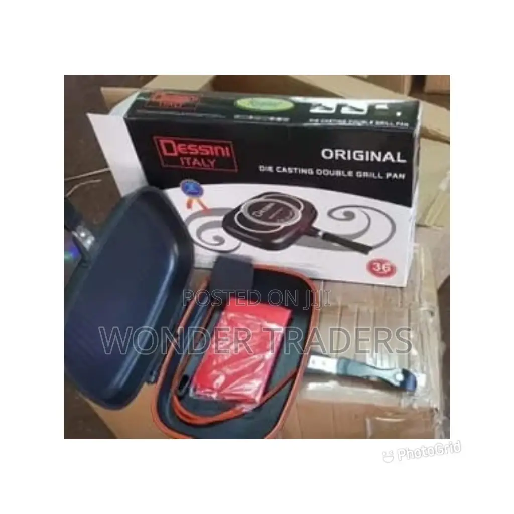 *Dessini Double Grill Pan- 36cm Black*