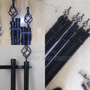 Black Adjustable Curtain Rods Black Curtain Rods Black Rods