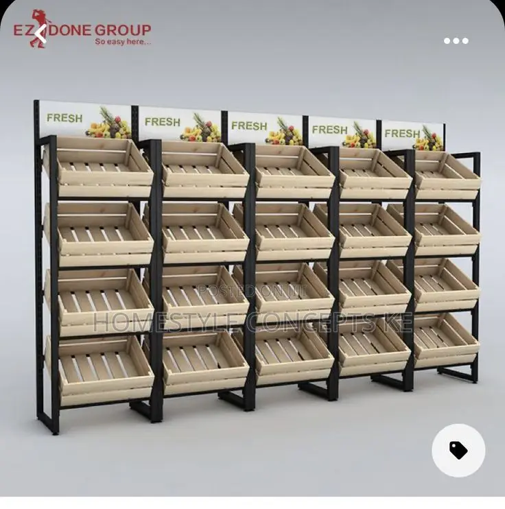 Cereal Store Green Grocery Vegetables Shop Design