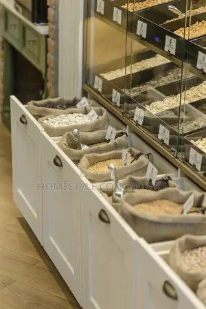 Grocery Greens Vegetables Cereal Shop Design