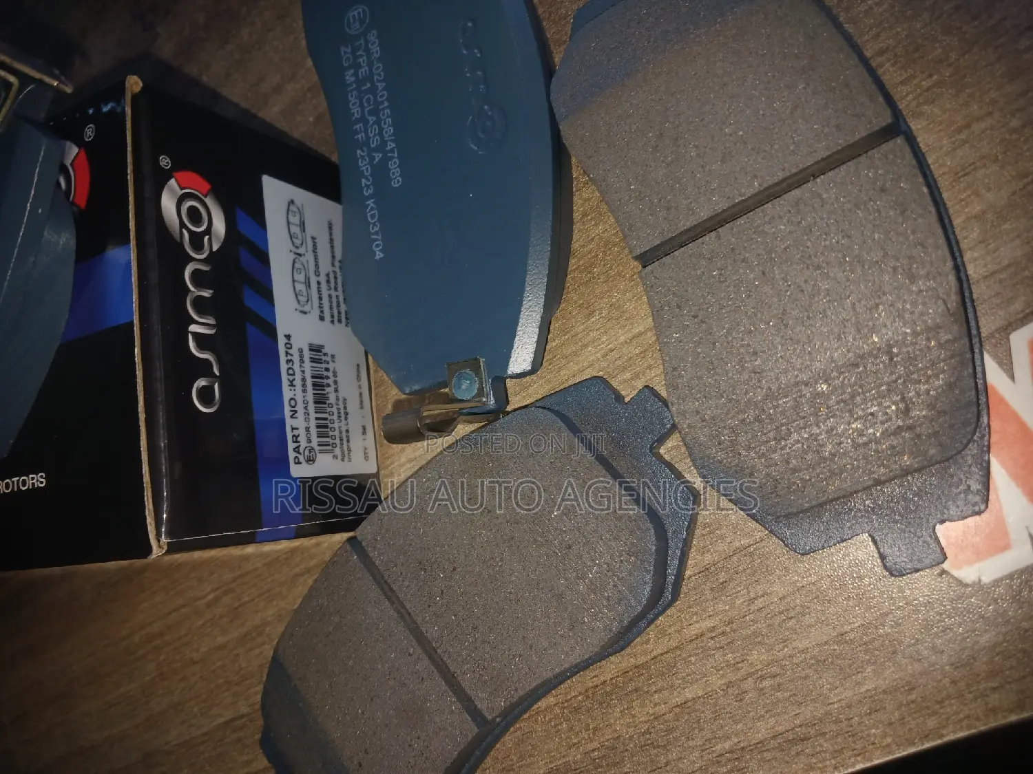 Subaru Outback BR9/BRM Front Asimco Brake Pads KD3704.