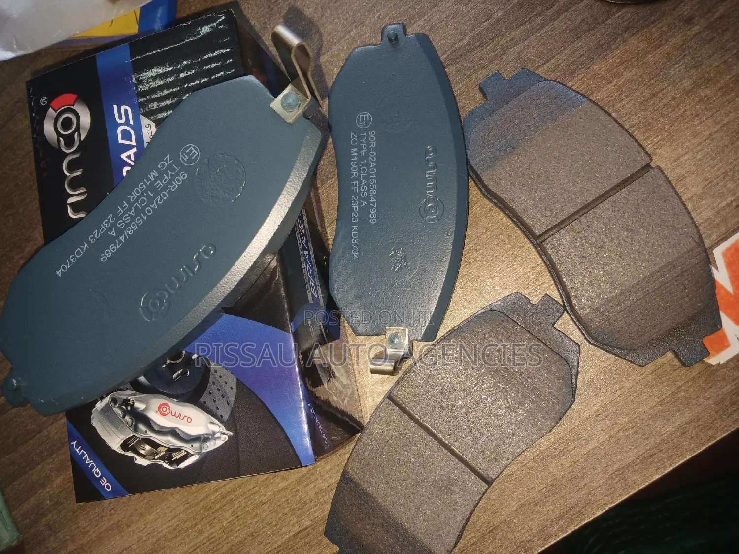 Subaru Outback BR9/BRM Front Asimco Brake Pads KD3704.