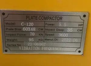 Plate Compactor C120