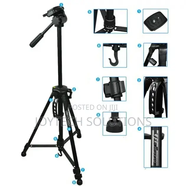 Strong Phone Tripod Stand. 1.4 Meters.