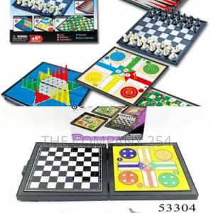 Magnetic Collapsible Board Game With Backgammon, Snake , - thumbnail 2