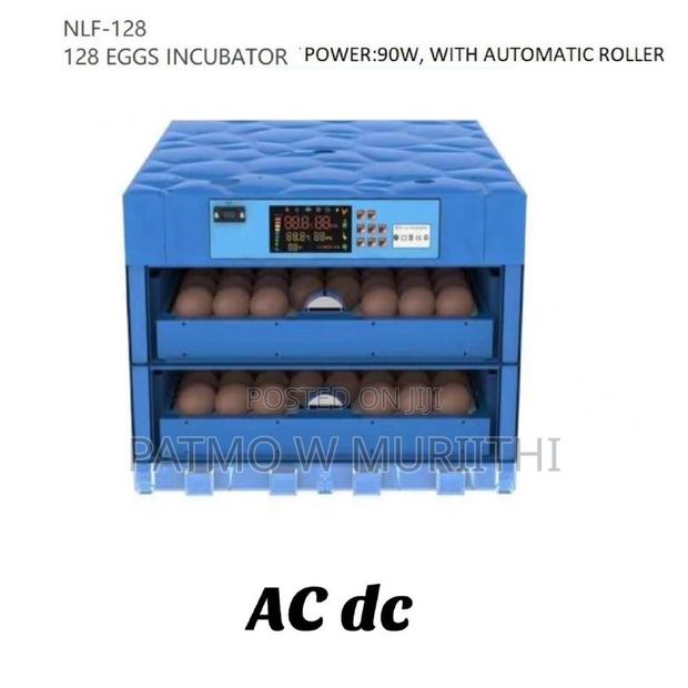 Incubator, Egg Incubator 128 Egg AC/DC 90W
