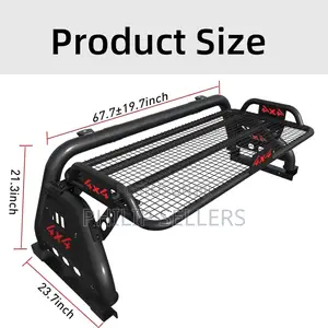 Bed Roll Bars for Universal Trucks, SYHVU Sport Rack Roll Ba