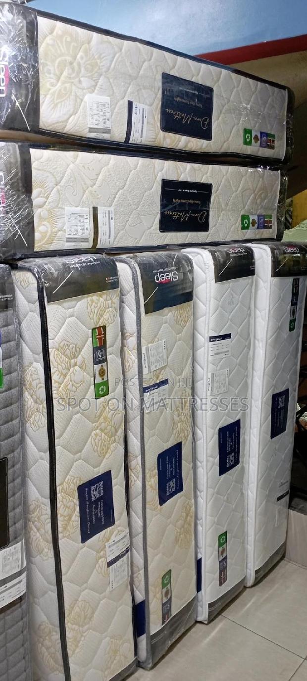 5by6 12" Thick Orthopaedic Spring Mattresses + Free Delivery