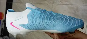 Phantom Luna Low-Cut Football Boots White and Blue