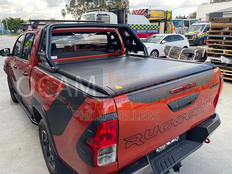 Retractable Tonneau Roll Cover for Toyota Hilux Rugged