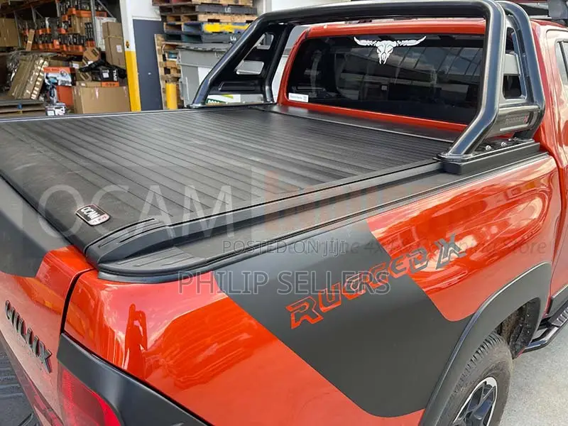 Retractable Tonneau Roll Cover for Toyota Hilux Rugged