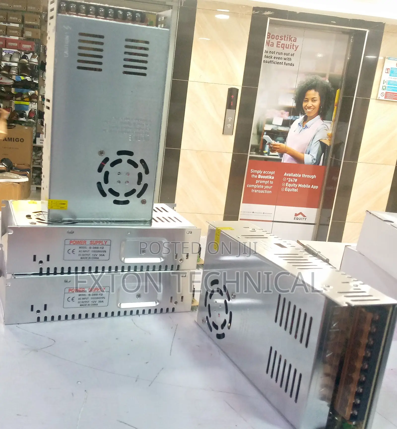 Power Supply Box 12v 30a (S-360-12) Open