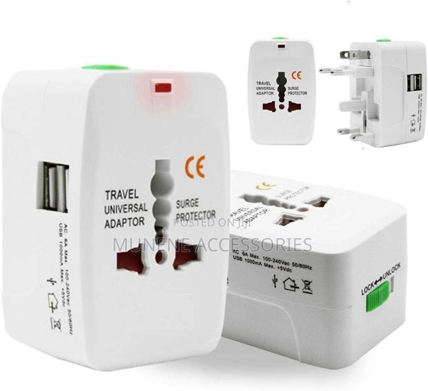 Universal Worldwide Travel Adapter Power Charger Wall Plug - main view