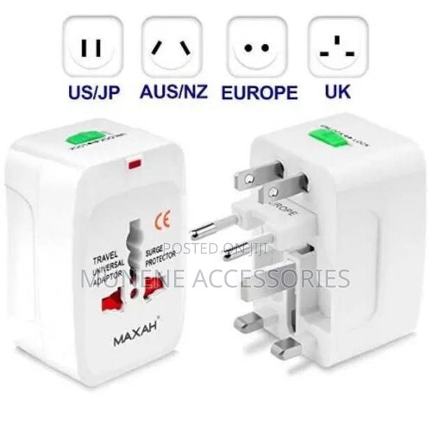 Universal Worldwide Travel Adapter Power Charger Wall Plug - thumbnail 3