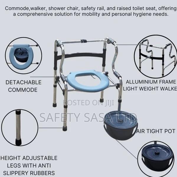 5 in 1 Commode Walker Seat - thumbnail 4