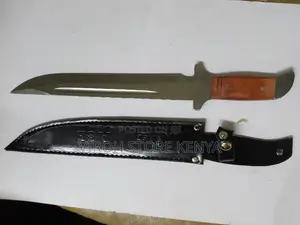 ASE Long Stainless Knife With Carrying Bag Camping Knife