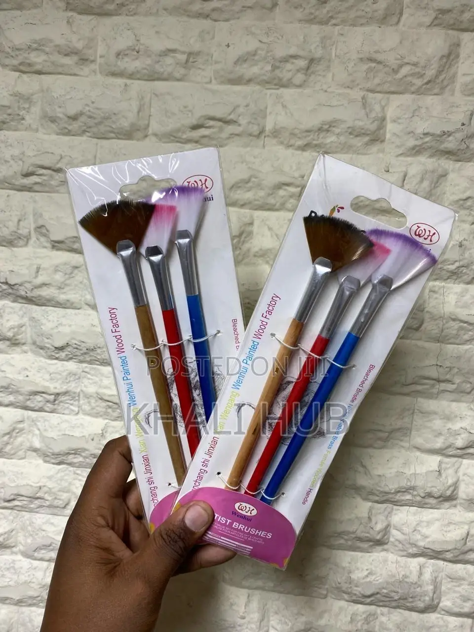 Fan Paint Brushes"" Fan Paint Brushes""