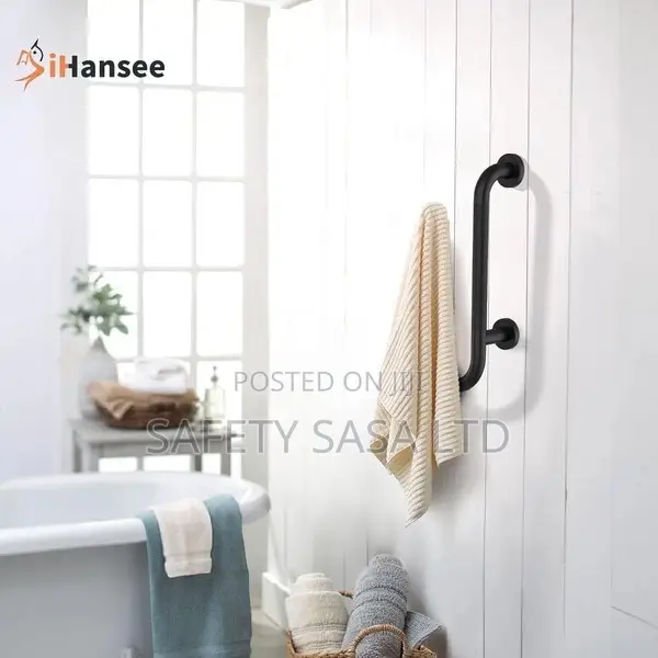 Grab Bar Toilet Paper Holder