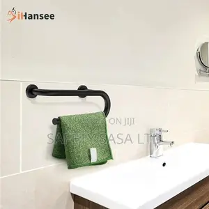 Grab Bar Toilet Paper Holder