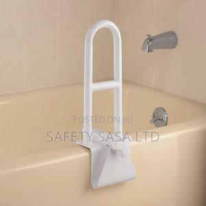 Bathtub Grab Bar Clamp on Tub Rail - main view