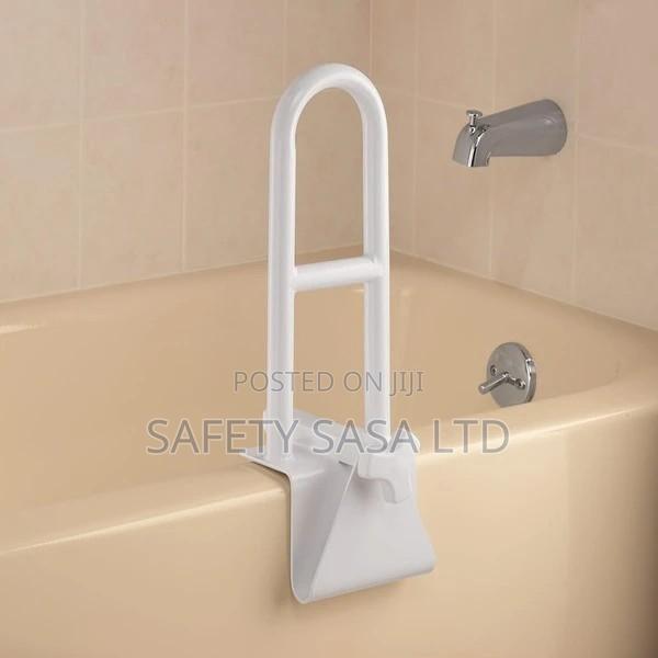 Bathtub Grab Bar Clamp on Tub Rail