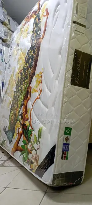 6by6 12inch Orthopaedic Spring Mattresses With Tausi Art!