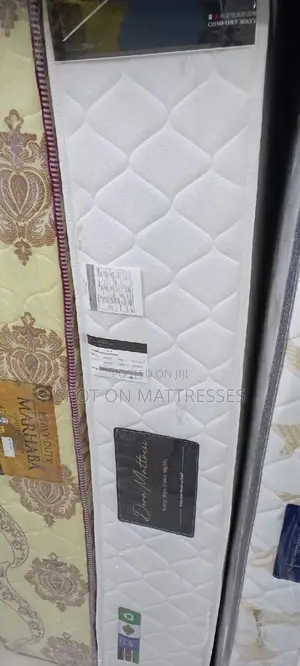 6by6 12inch Orthopaedic Spring Mattresses With Tausi Art!