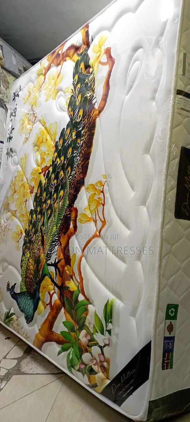 6by6 12inch Orthopaedic Spring Mattresses With Tausi Art.
