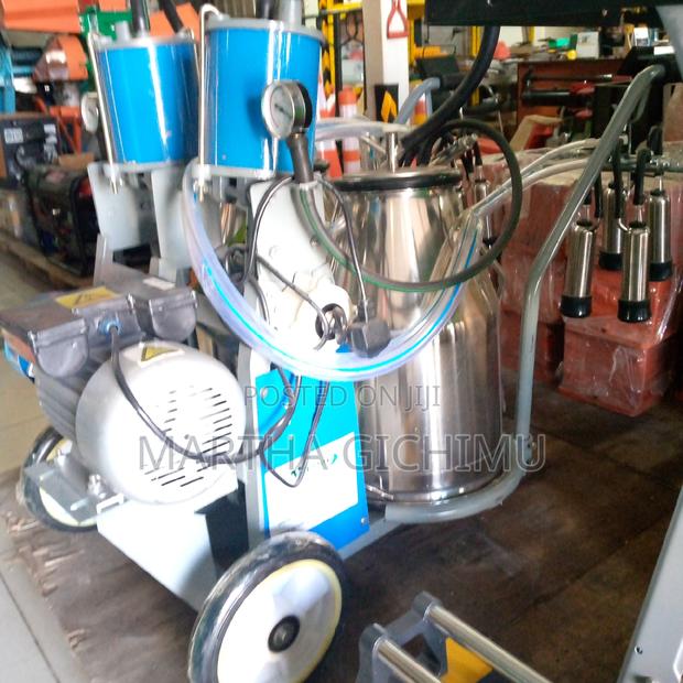Stainless Double Buckets Milking Machine - thumbnail 4