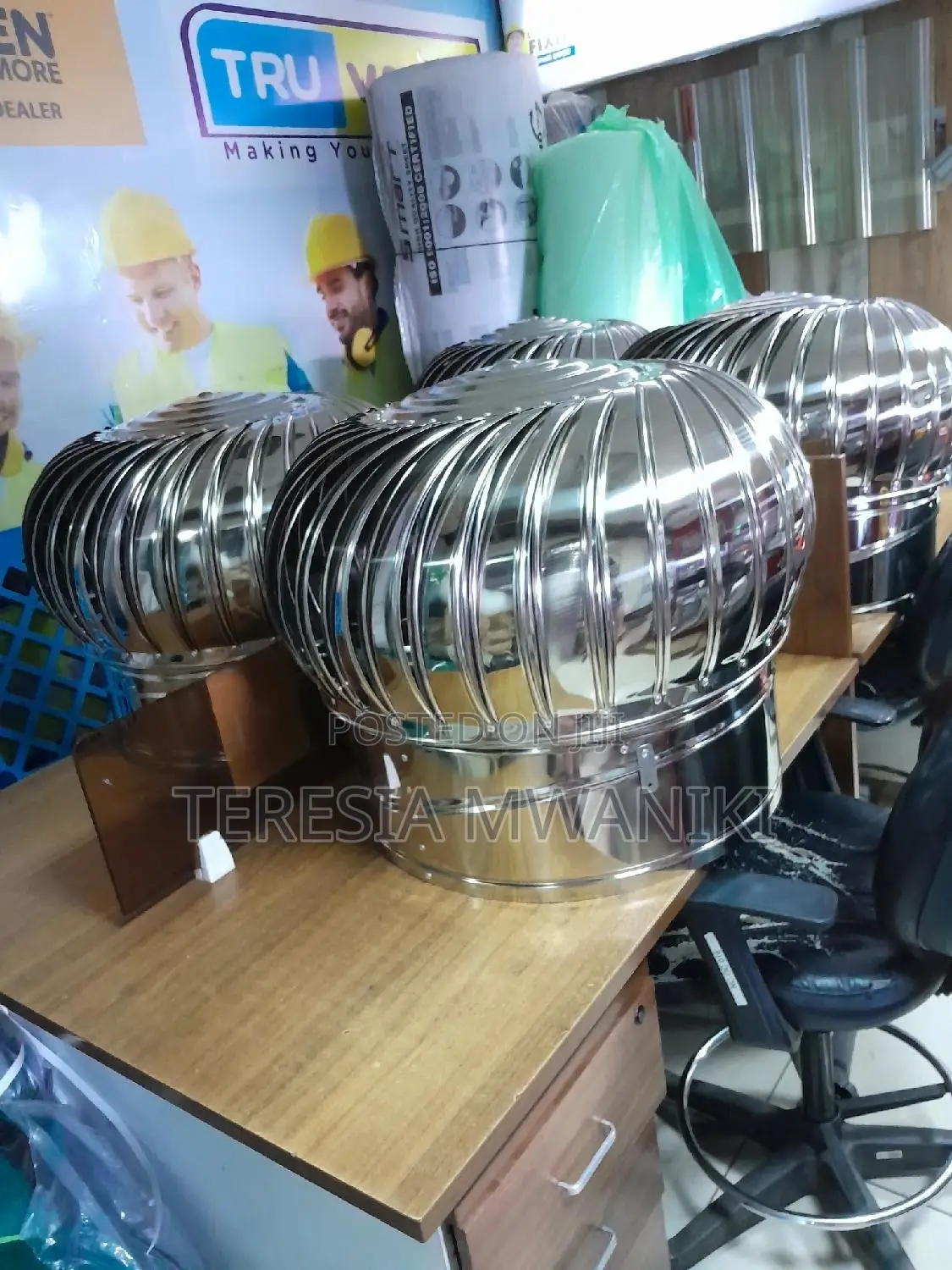 Stainless Steel Rotating Roof Ventilator/ Cyclones 600mm