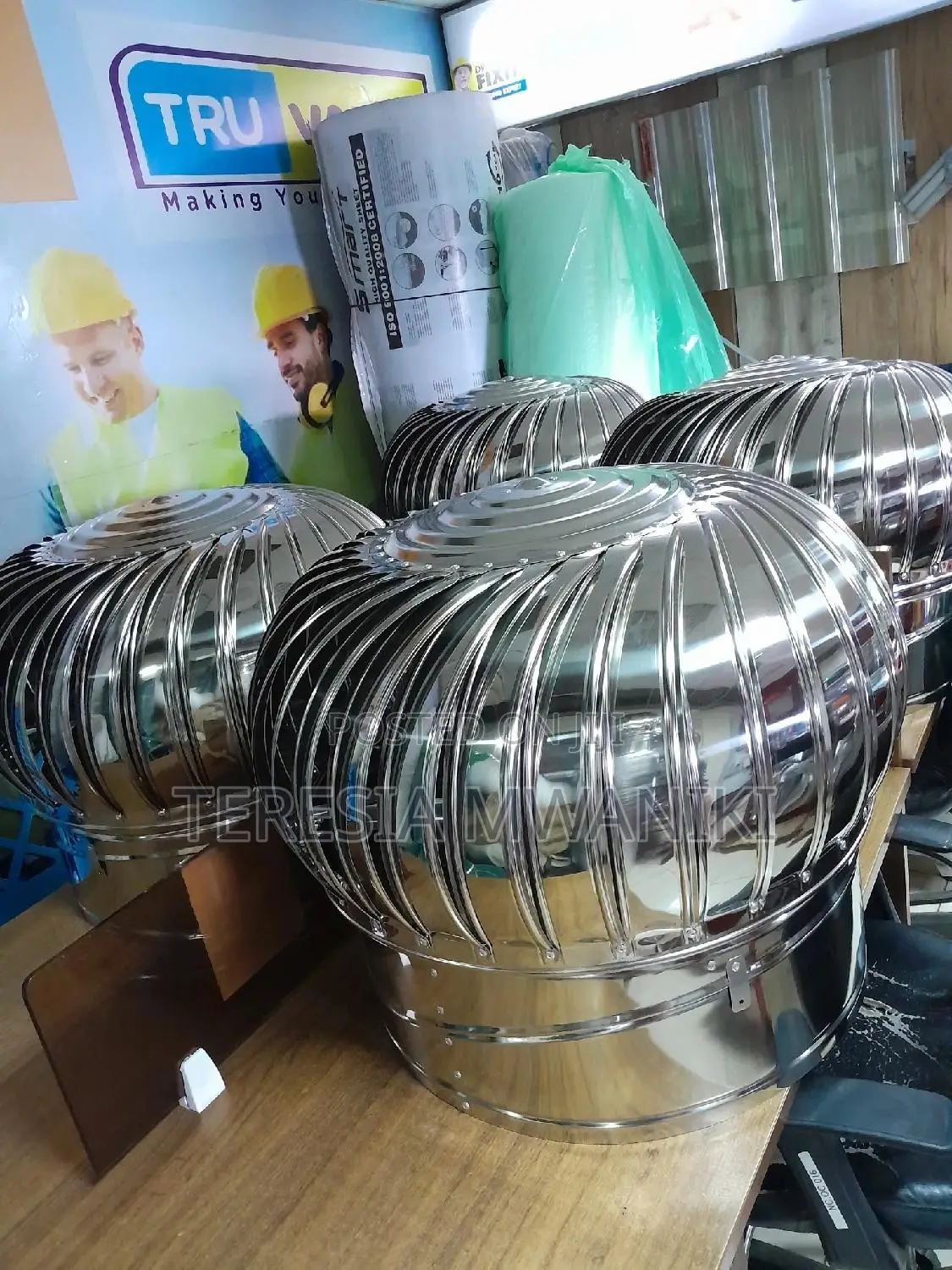 Stainless Steel Rotating Roof Ventilator/ Cyclones 600mm